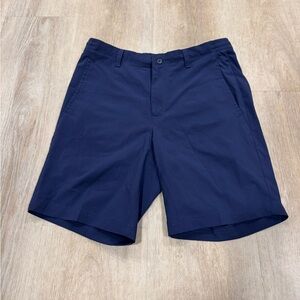 PGA Tour Men's Deep Blue Flat Front Shorts